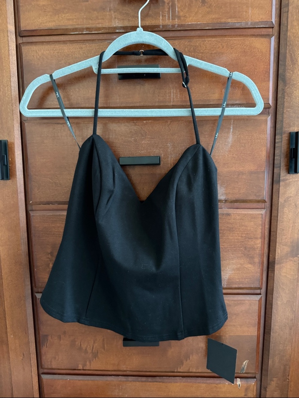 Lulus black halter top